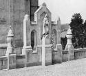 A statue of St. Therese at the side of the apse of the basilica - July 17, 1937